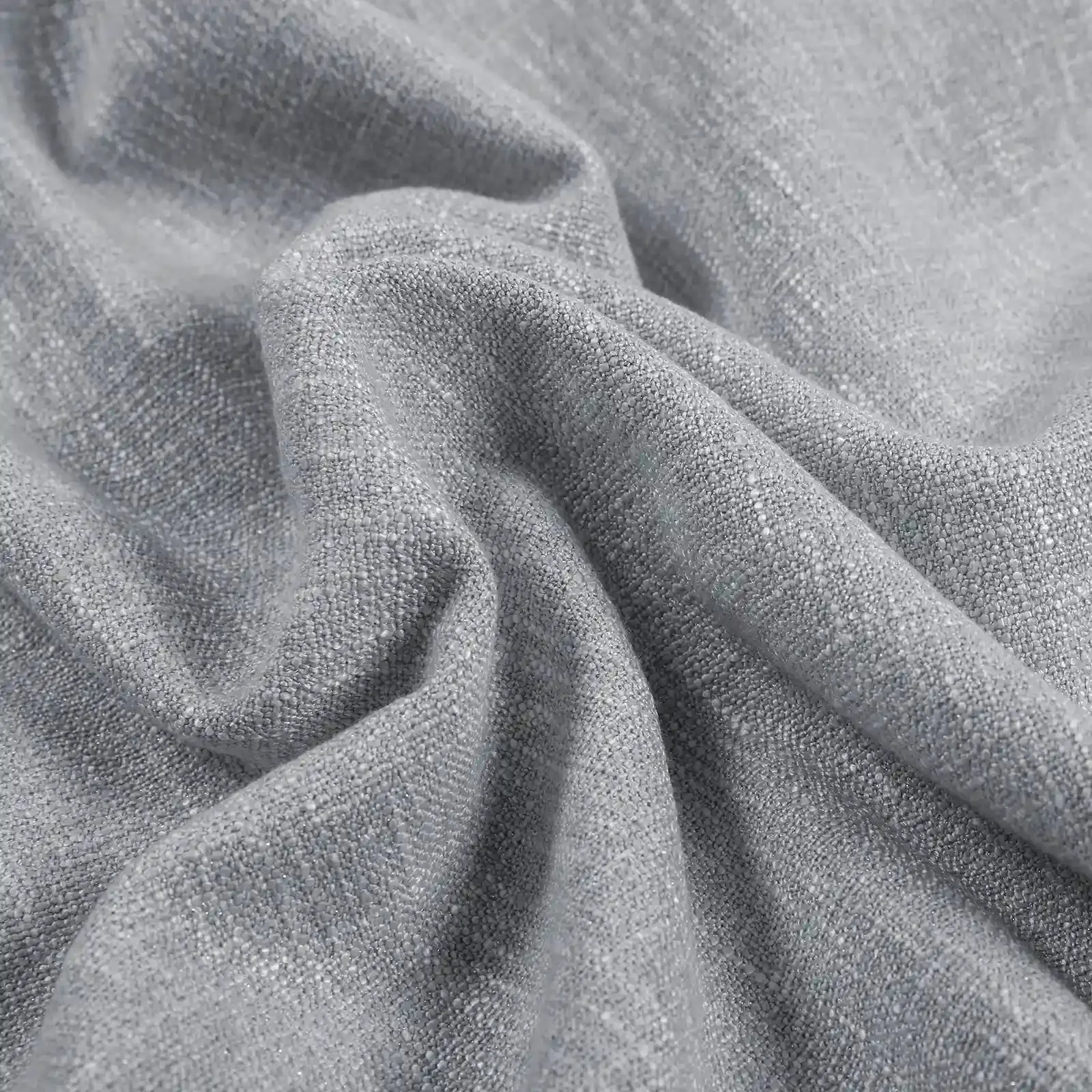 Sarai Textured Metallic Cotton Blend Curtain Pleated - Image 37