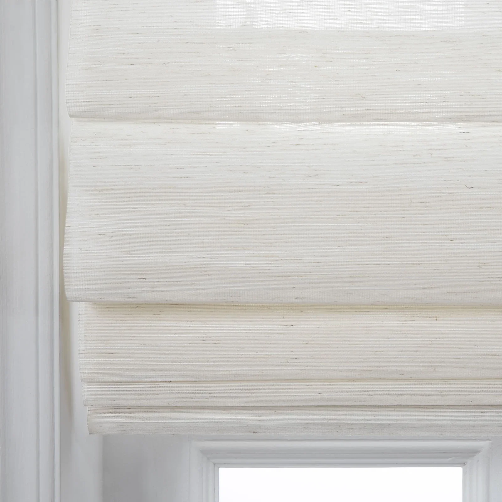 Soft Fold Sheer Roman Shades Cordless - Image 4