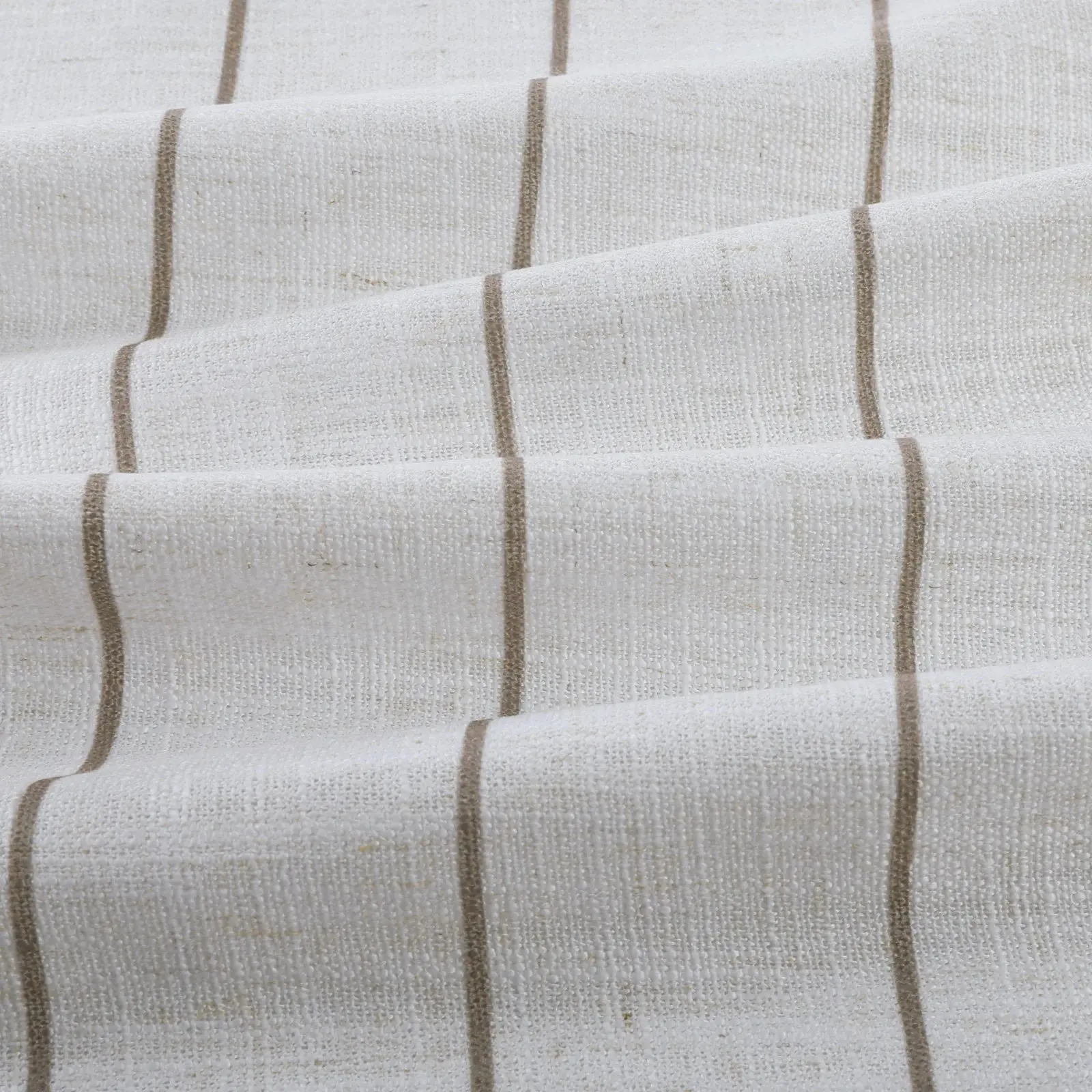 Stefana Silber Print Linen Blend Curtain Drapery Pleated - Image 140