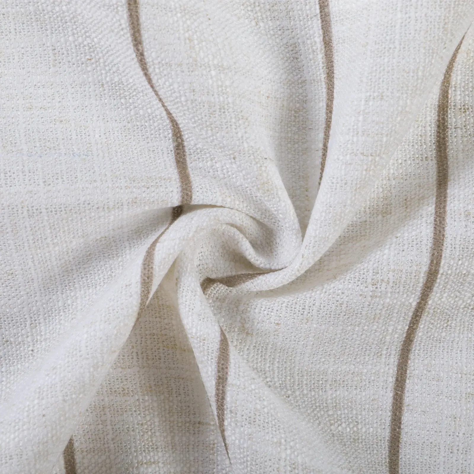 Stefana Silber Print Linen Blend Curtain Drapery Pleated - Image 143