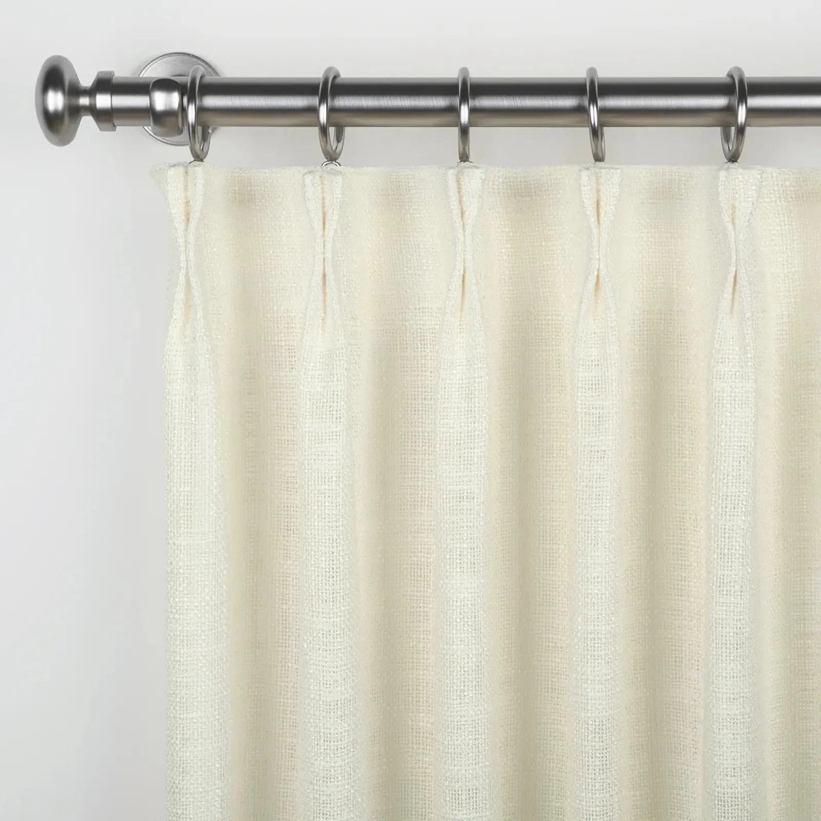 Stella Open Weave Semi Sheer Curtain Pleated - Image 2