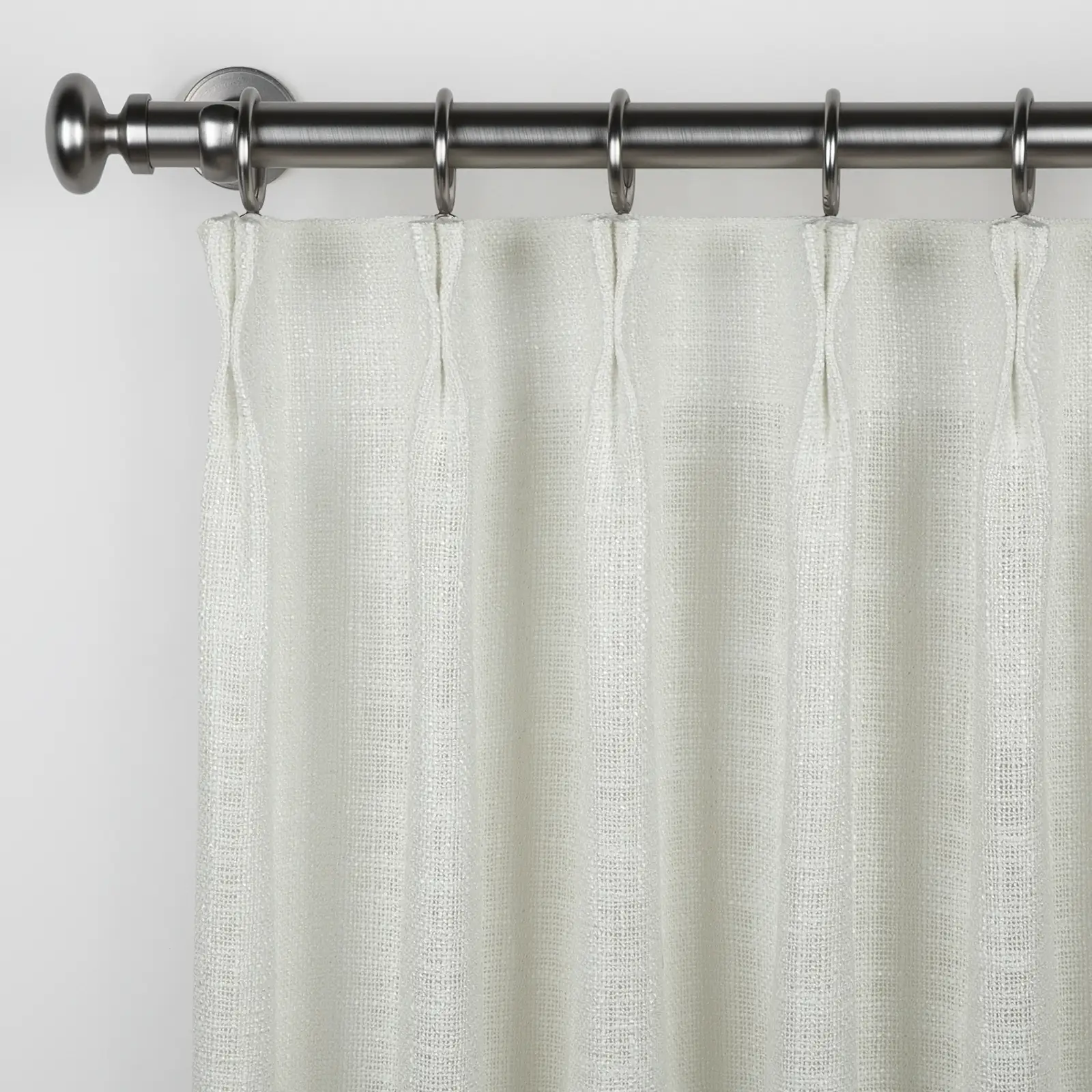 Stella Open Weave Semi Sheer Curtain Pleated - Image 4