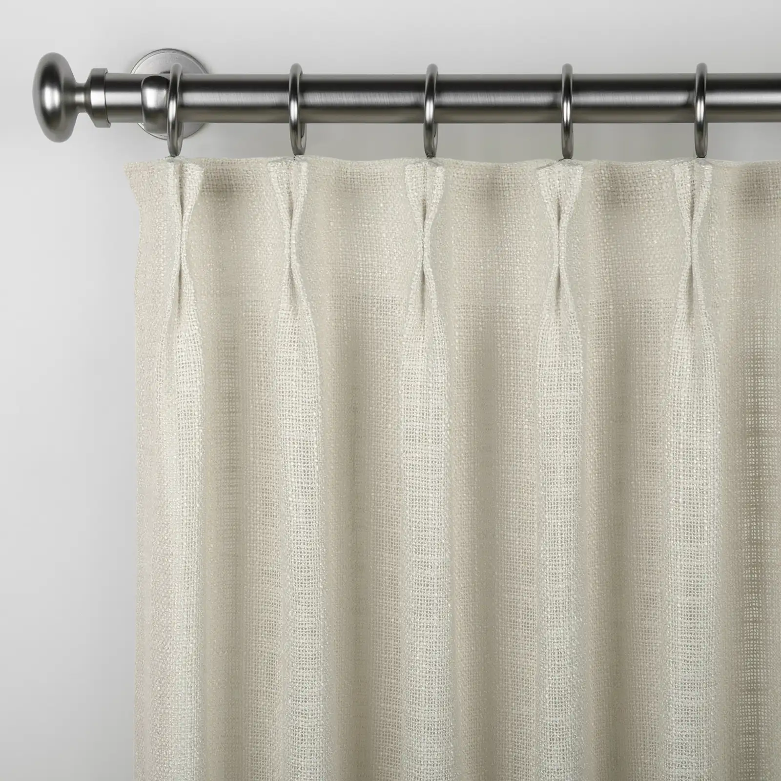 Stella Open Weave Semi Sheer Curtain Pleated - Image 41