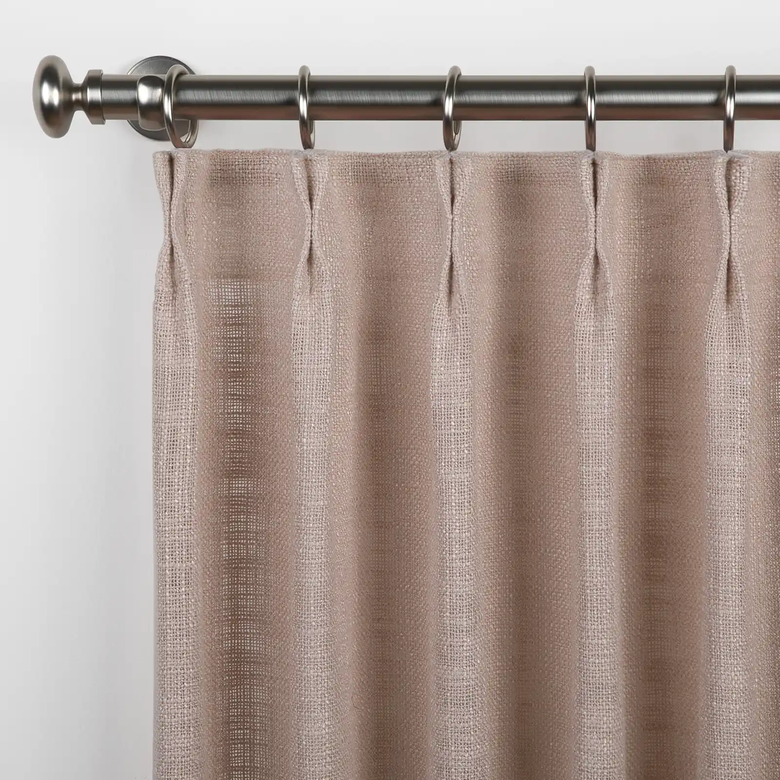 Stella Open Weave Semi Sheer Curtain Pleated - Image 8