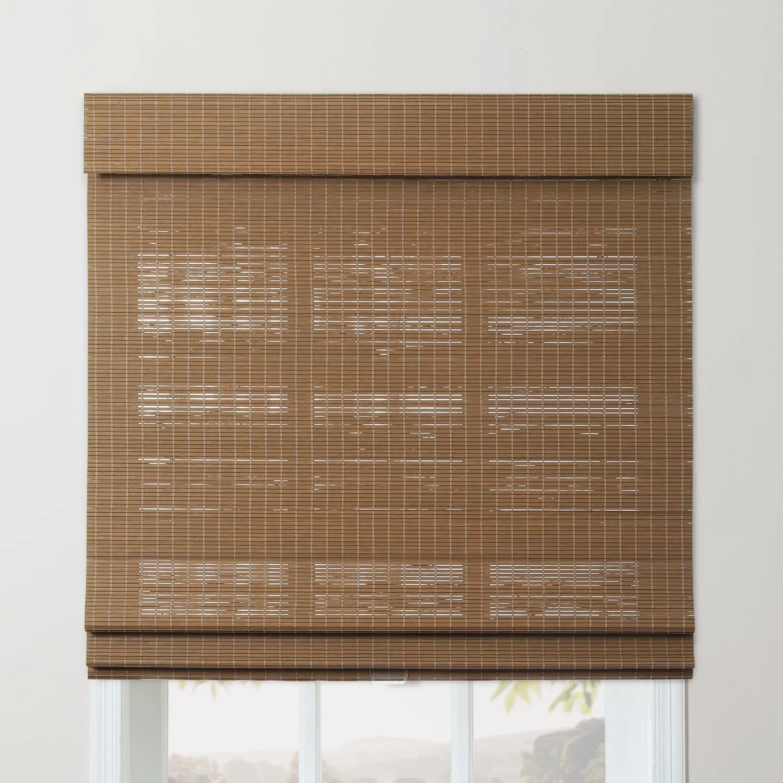 Sybil Bamboo Roman Shade - Almond - Image 15