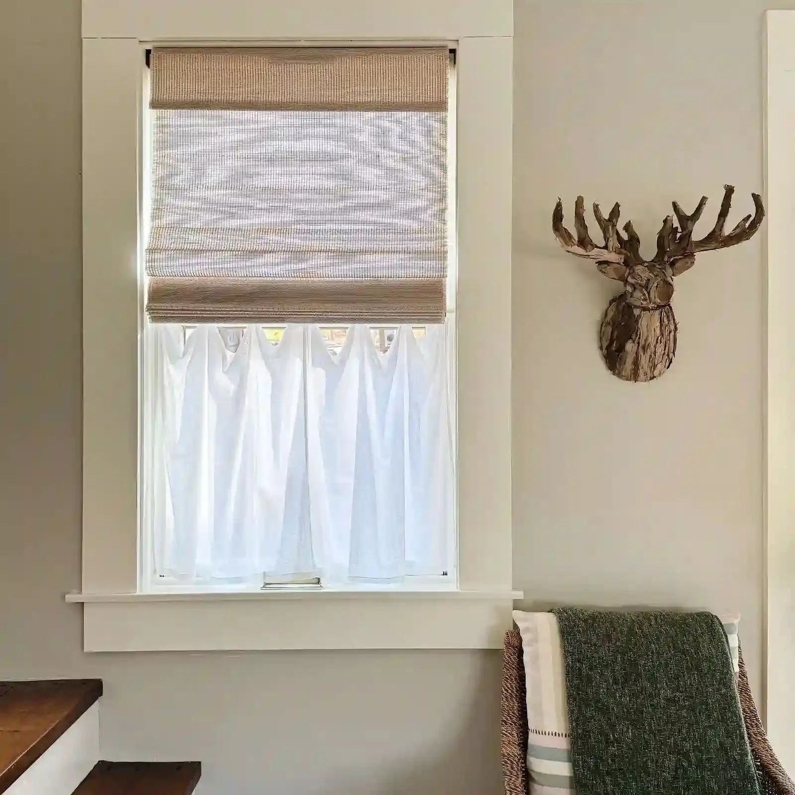Sybil Bamboo Roman Shade Cordless - Image 31