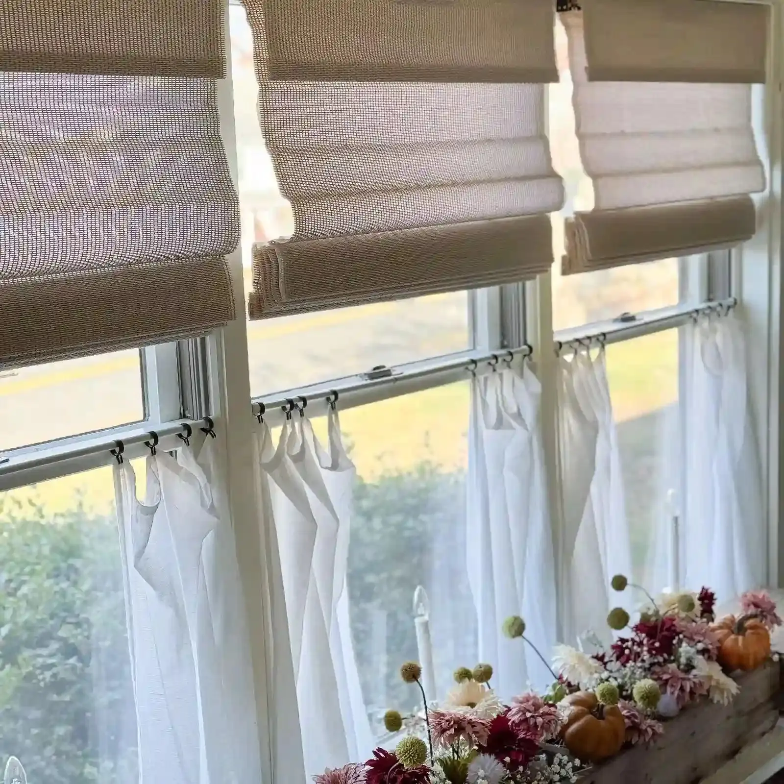 Sybil Bamboo Roman Shade Cordless - Image 35