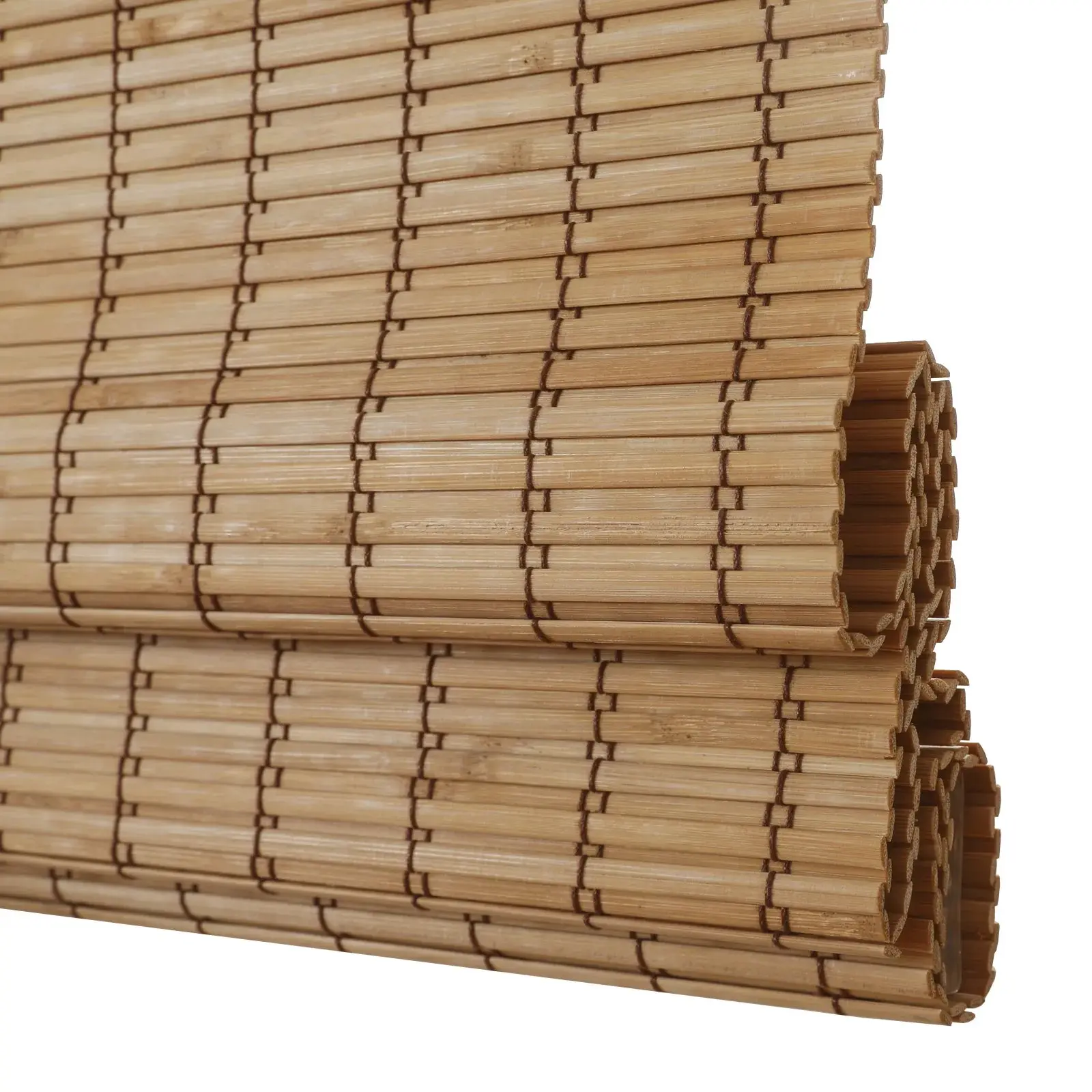 Sybil Bamboo Roman Shade Cordless - Image 42