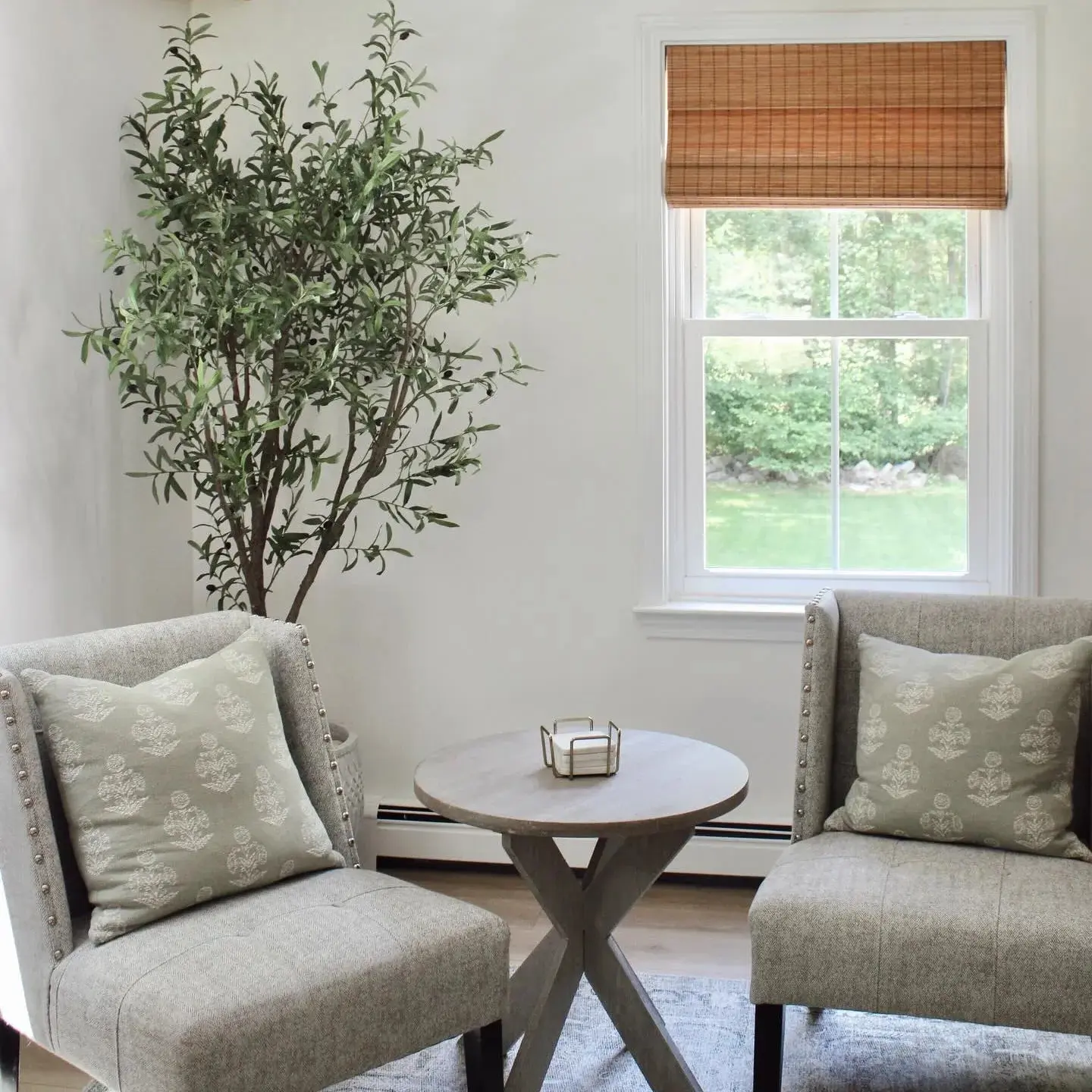 Sybil Bamboo Roman Shade Cordless - Image 43