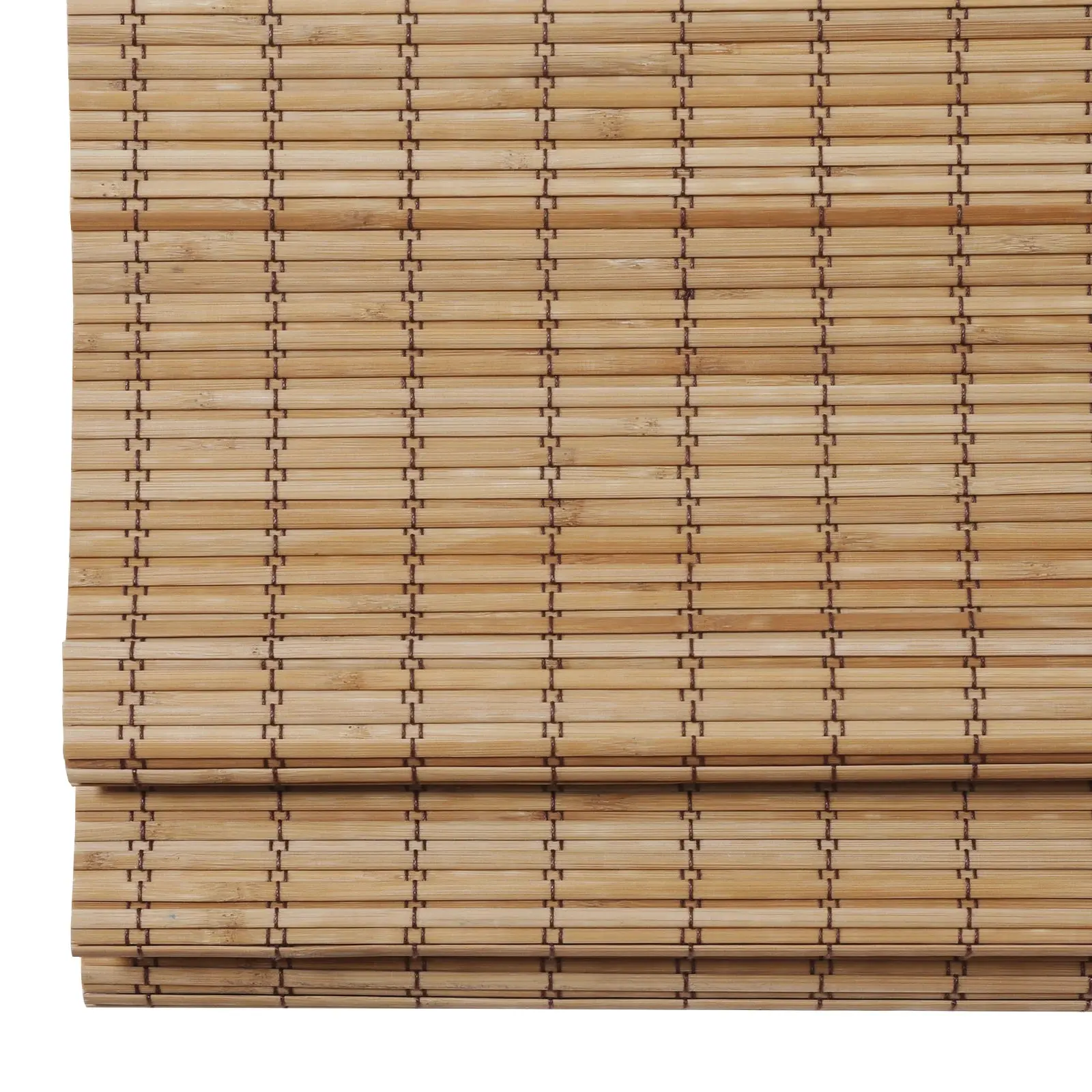 Sybil Bamboo Roman Shade - Flax - Image 12