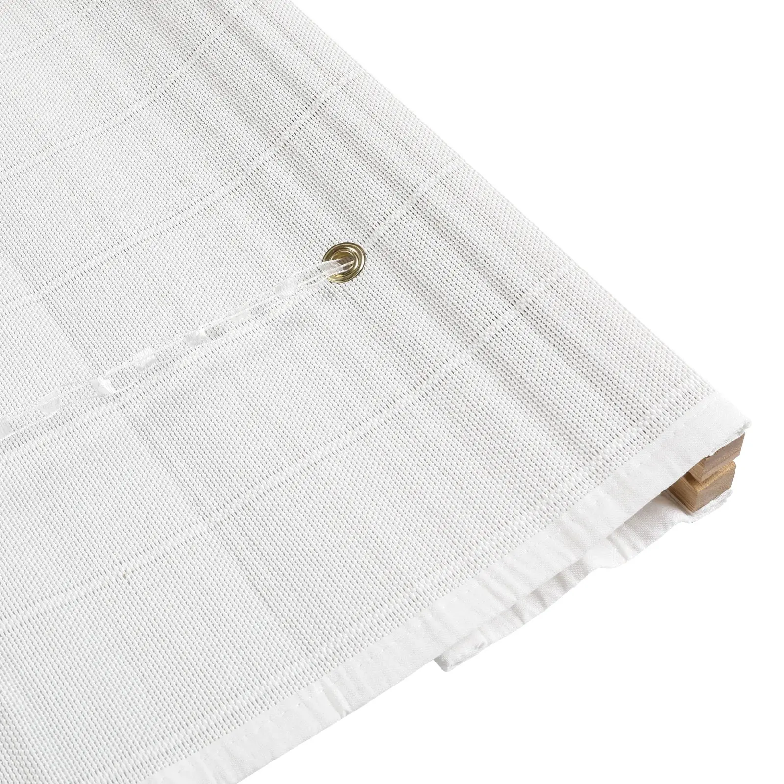 Sybil Bamboo Roman Shade - White - Image 9