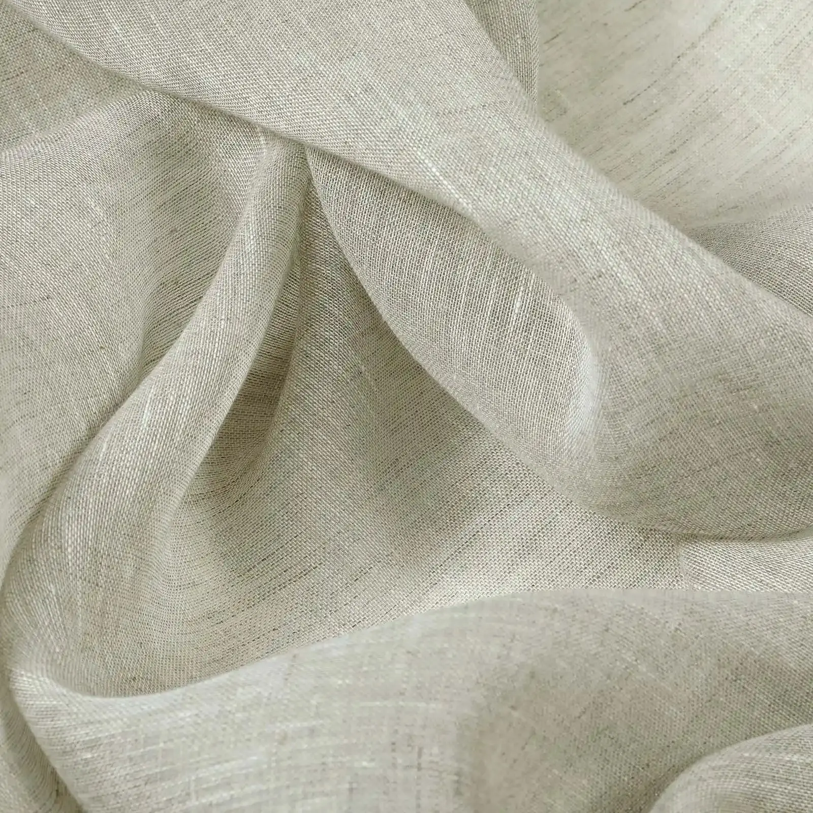 TWOPAGES Joy 100% European Flax Linen Sheer Curtain Soft Top - Image 10
