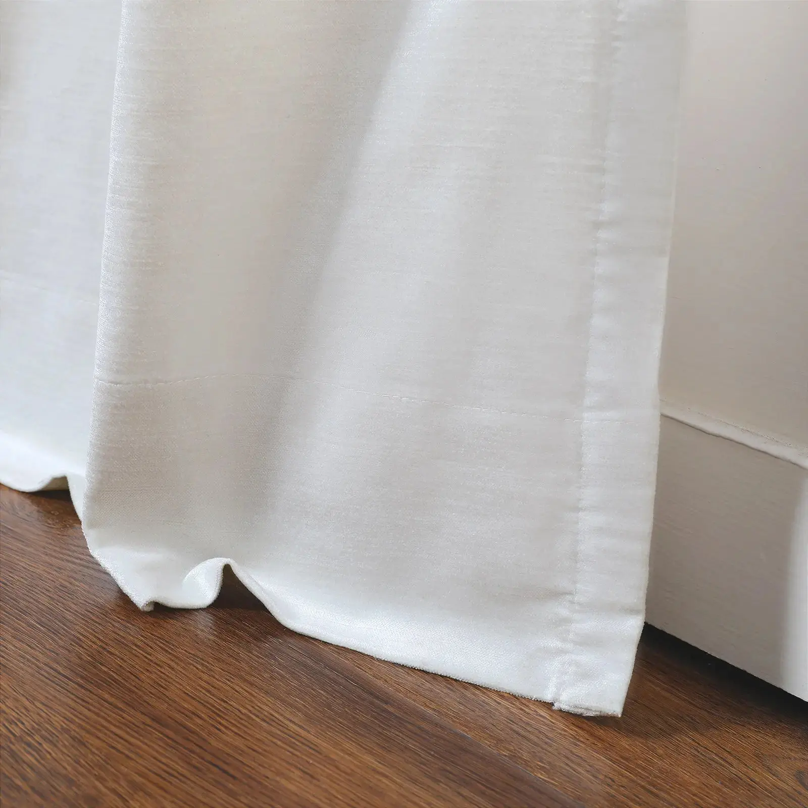Veda Luster Cotton Velour Drapery Pleated - Image 22