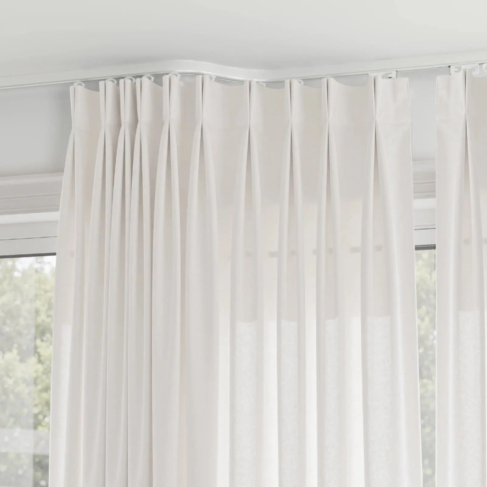 Velin Bendable Single Ceiling Curtain Track - Image 10