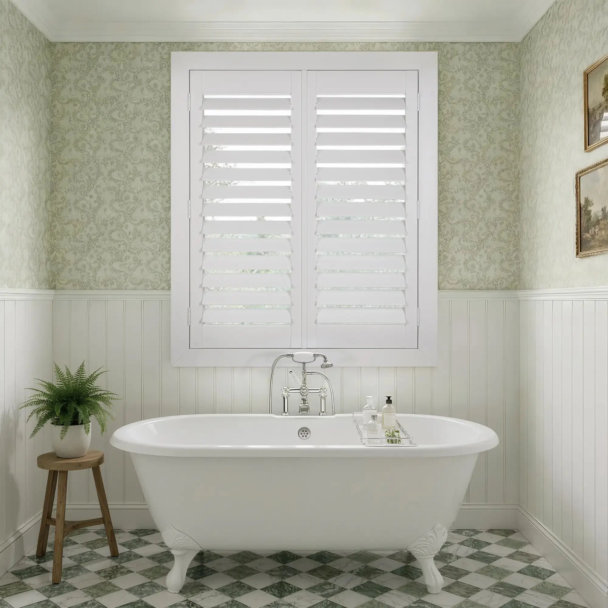 TWOPAGES Veritas Hardwood Plantation Full Height Shutter
