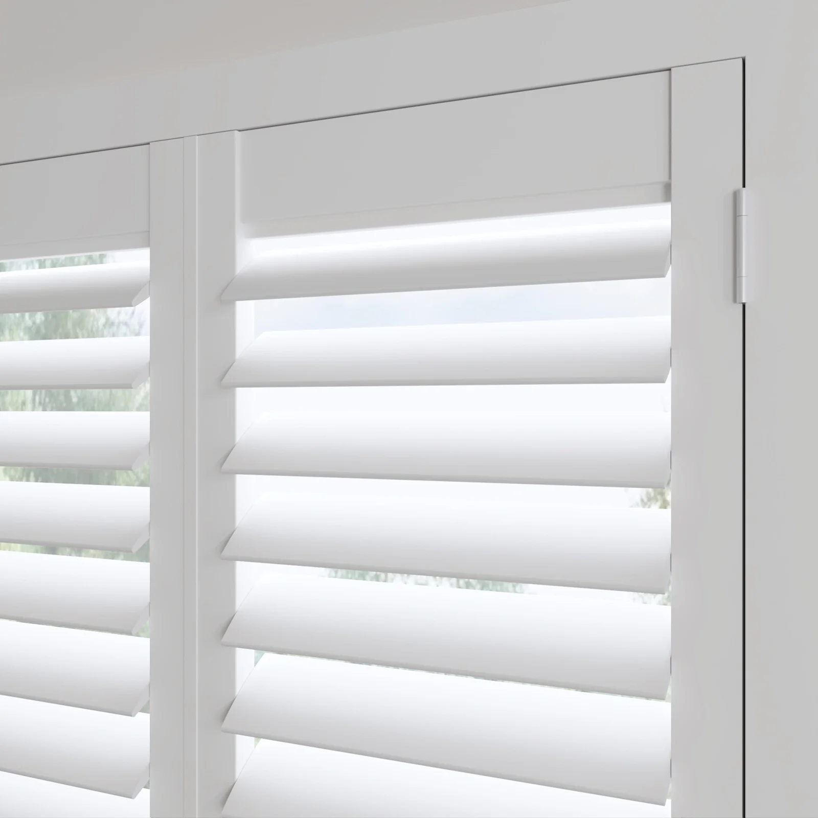 TWOPAGES Veritas Ready Made Hardwood Plantation Shutter – Double Panel - Image 2