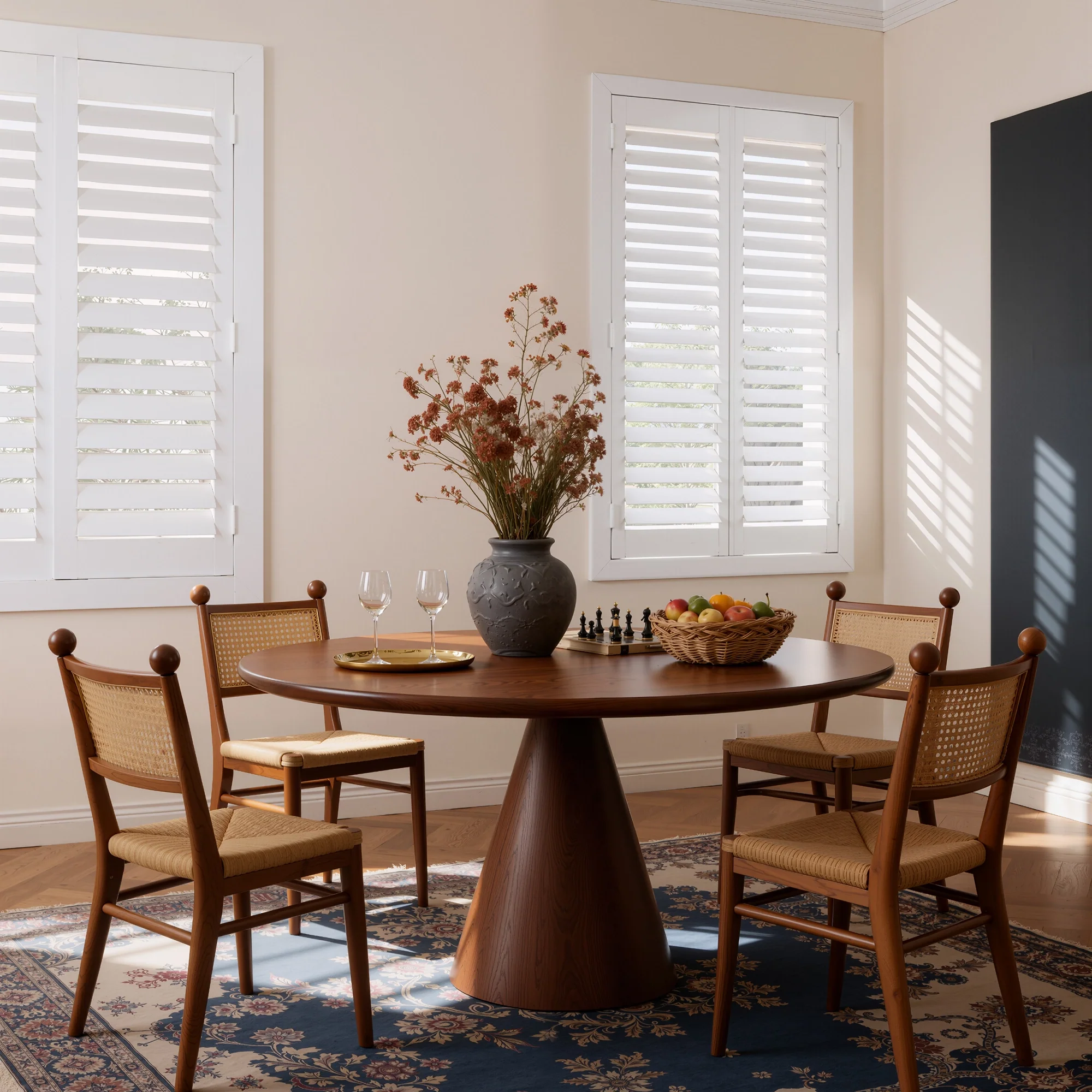 TWOPAGES Veritas Ready Made Hardwood Plantation Shutter – Double Panel - Image 8